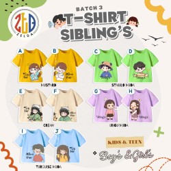 BATCH 3! T-SHIRT SIBLINGS (LIST 1-10PCS)